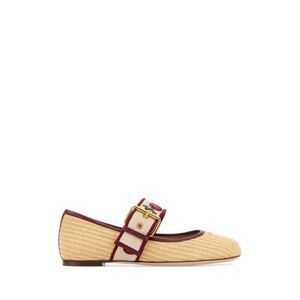 Valentino Garavani Women Raffia Bribri Ballerinas
